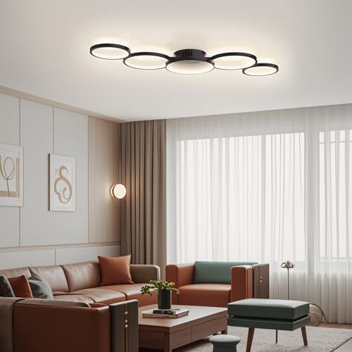 Plafoniera LED dimabila 50W cu telecomanda + lumina ajustabila