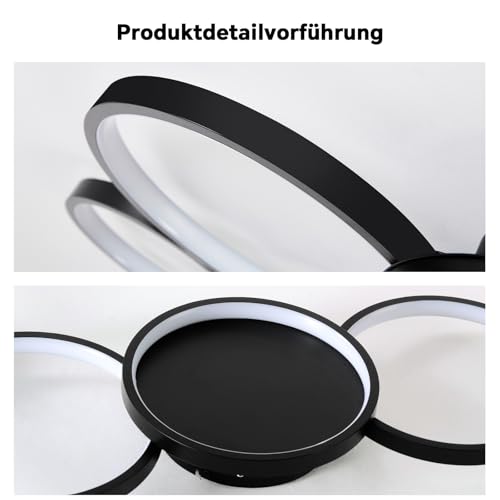 Plafoniera LED dimabila 50W cu telecomanda + lumina ajustabila