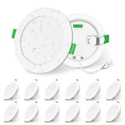 Spoturi LED incastrabil 6W IP65 dimabil, set 12 buc - Alusso Lighting