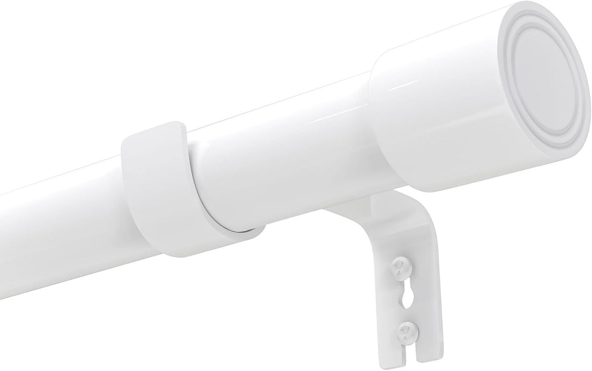 Galerie perdea Venwemong Curtain Poles & Tracks 84-185 cm Argintiu