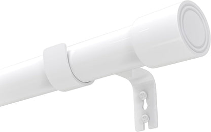 Galerie perdea Venwemong Curtain Poles & Tracks 84-185 cm Argintiu