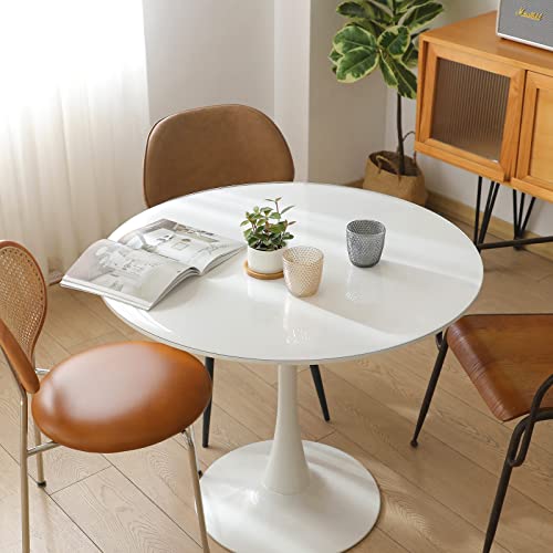 Fata de masa rotunda 120 cm PVC 2 mm Transparent - impermeabila, fara miros