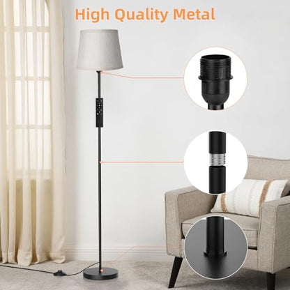 Lampa de podea LED 800 lumen, 3000-6000K, dimabila, lumina calda / rece