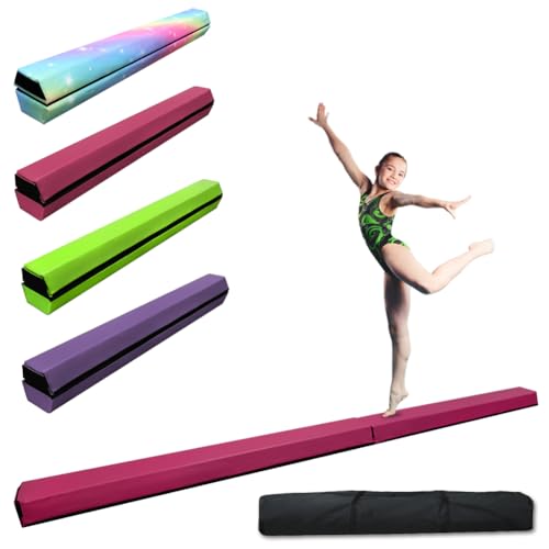 Bara echilibru pliabila HomeSun 240 cm pentru gimnastica si antrenamente fitness