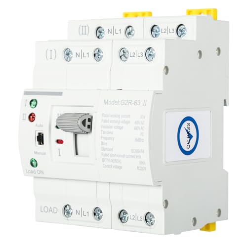 Comutator de Transfer Automat ATS G2R 4P 63A DIN Rail 220V DEWIN