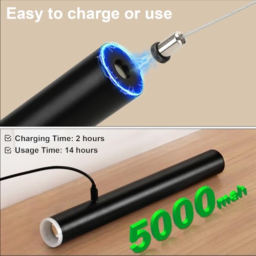 Set 2 lampi pendul led cu baterie 5000 mAh, fara cabluri