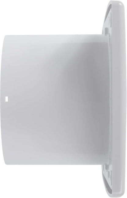 Vent Systems 100mm Electric Bathroom Fan - White - Wall, Ceiling Mounted - Low Noise Extractor Fan - Energy Efficient Fan for Home, Kitchen, Garage