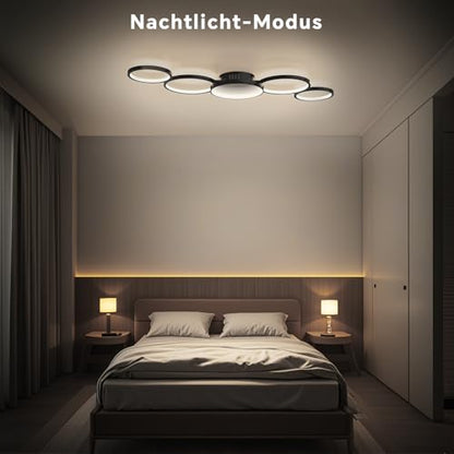 Plafoniera LED dimabila 50W cu telecomanda + lumina ajustabila