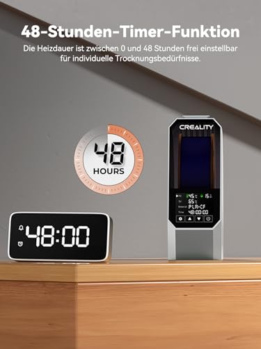 Uscator filament Space PI + Creality + Incalzire 360°, compatibil 1.75/2.85mm