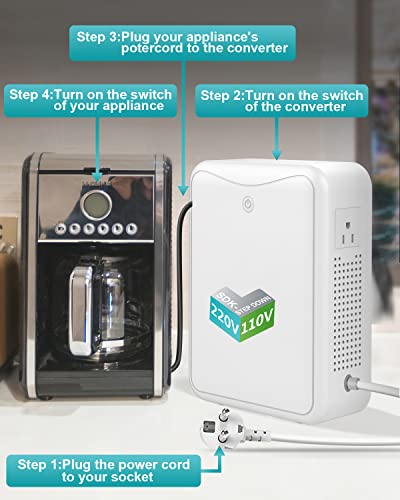 Transformator 230V-110V Step Down 2000W ZHENGXI ELECTRIC 230V-110V, sigur