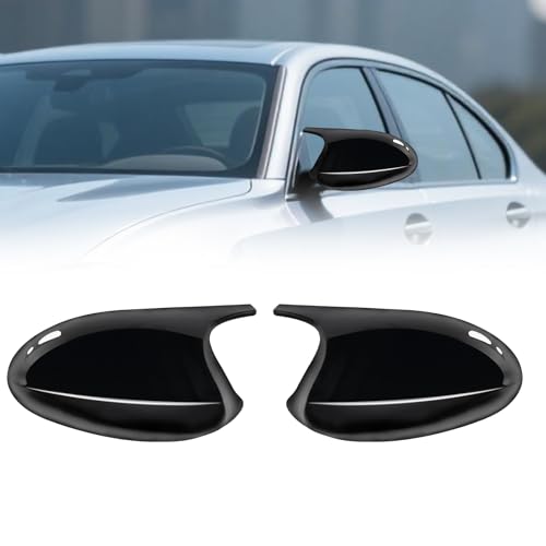 Capace oglinzi BMW Seria 3 E90/E91/E92/E93 2006-2008, negru lucios