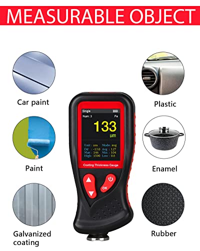 Tester grosime vopsea 0-1300um Wintact, memorie 1500, rotire 360, voce