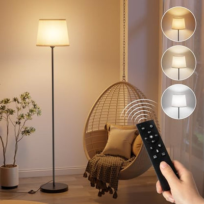 Lampa de podea LED 800 lumen, 3000-6000K, dimabila, lumina calda / rece