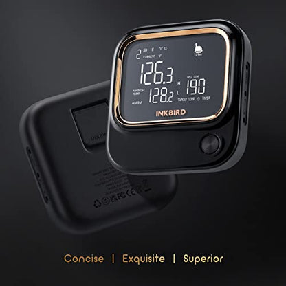 Termometru BBQ 4 sonde Bluetooth Wi-Fi INKBIRD cu app, alarme si timer