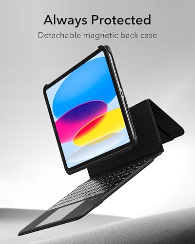 Tastatura cu husa pentru iPad Pro 12.9 ESR, stand reglabil, magnetica detasabila