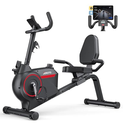 Bicicleta fitness recumbent JH30 JOROTO, Bluetooth, rezistenta magnetica