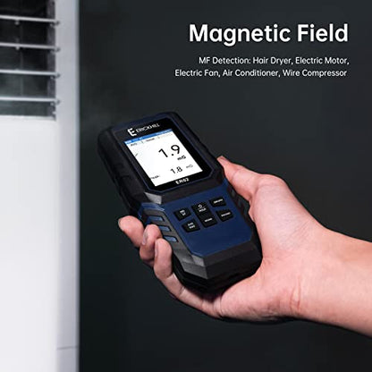Detector radiatii EMF ER02 Erickhill + LCD portabil, acumulator