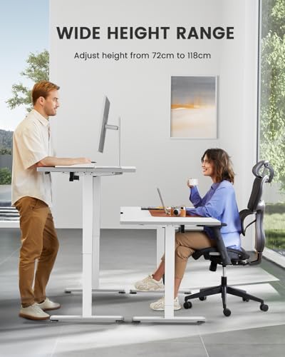 Birou electric reglabil 100x60 cm ErGear, 4 memorii, sit-stand ergonomic