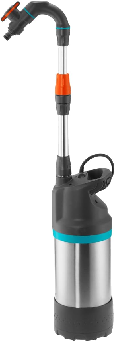 Pompa submersibila Gardena pentru butoi de ploaie 4700/2 Inox Automatic, pana la 4700 l/h, cu cablu si automatizare