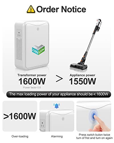 Transformator 230V-110V Step Down 2000W ZHENGXI ELECTRIC 230V-110V, sigur