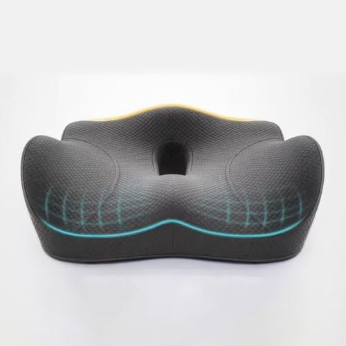 Perna scaun memory foam SOOPII - suport coccis, reducere durere, confort