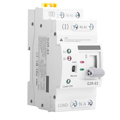 Comutator Automat ATS 63A 2P pe sina DIN, 220V