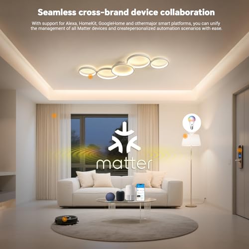 Plafoniera LED moderna 50W de 100 cm cu telecomanda si control smart
