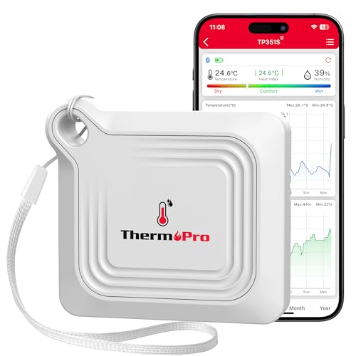 Termometru Higrometru TP351 Bluetooth ThermoPro + monitorizare 80 m
