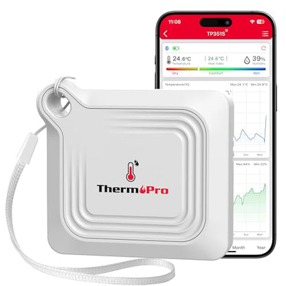 Termometru Higrometru TP351 Bluetooth ThermoPro + monitorizare 80 m