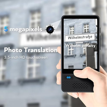 Translator vocal S85 Voice Translator AI, 138 limbi online, offline