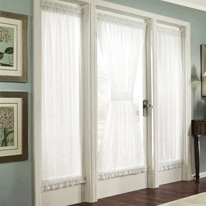 Bara perdea extensibila fara gauri 90-150 cm + carlige adezive, alb