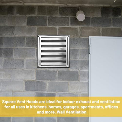Grila ventilatie 125 mm LALAGO inox 304 cu clapeta antiretur si plasa