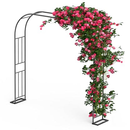 Arc metalic pentru Flori, cu latime reglabila 1.2/1.8/2.4 m, ideal pentru plante cataratoare si decor de gradina.