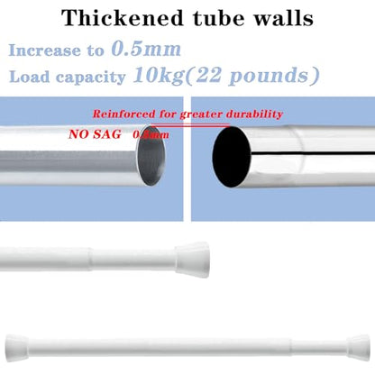 Bara telescopica perdea dus 185-250cm + inox 304 + montaj fara gaurire