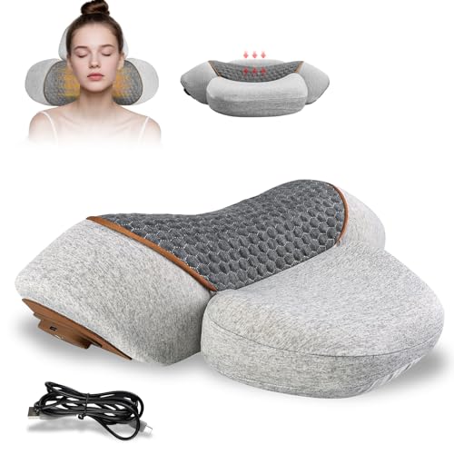 Perna masaj gat cu incalzire 2025 + vibratii, Grey - Pain Relief