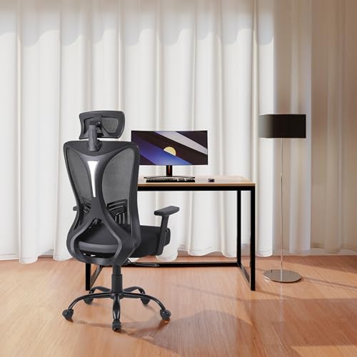 Titano FRANKFURT Scaun ergonomic de birou, sezut capitonat piele, structura ranforsata cu otel, roti 360, negru