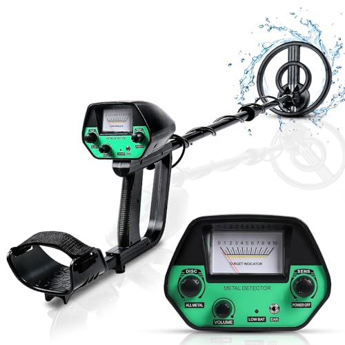 Detector de metale pentru copii 12+, detector profesional cu functie de precizie si mod DISC, adancime detectie pana la 1m