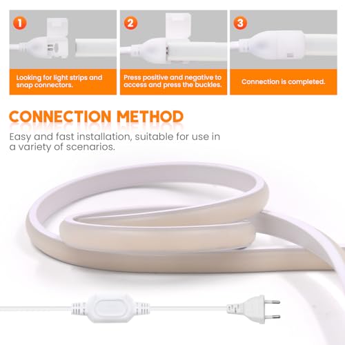 Banda LED Neon COB 6m XUNATA 230V IP65 288 LED/m