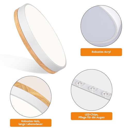 Plafoniera LED Qamra 36W, 40cm, 4000K