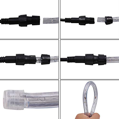 Banda LED 5m IP65 36 LED/m 220-240V XUNATA - lumina calda, exterior