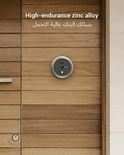 Sonerie smart video wireless 1080P cu detecție de mișcare Ezviz DP2 – Negru