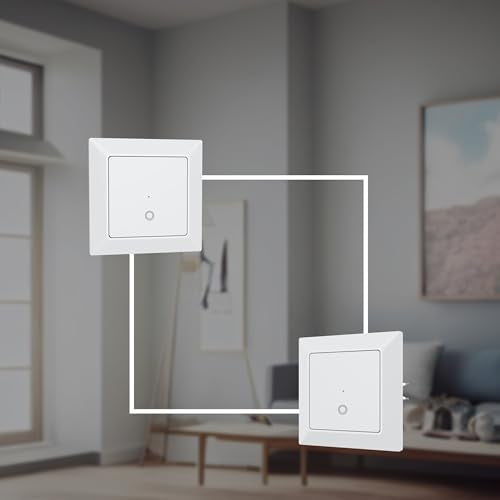 Intrerupator inteligent de perete Ucomen 1 gang, tip push, control din aplicatia Smart Life, WiFi 2.4 GHz, compatibil Alexa si Google Home, 1 bucata