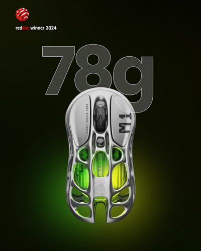 Mouse gaming wireless Mercury M1 Pro GravaStar, 26000 DPI, 4K, tri-mode