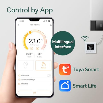 Termostat WiFi pentru centrala termica