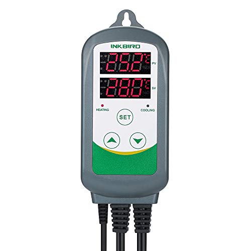 Inkbird Termostat Digital Wireless ITC-308-WiFi, Control Temperatura pentru Incalzire si Racire, WiFi si Aplicatie Mobila