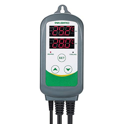 Inkbird Termostat Digital Wireless ITC-308-WiFi, Control Temperatura pentru Incalzire si Racire, WiFi si Aplicatie Mobila