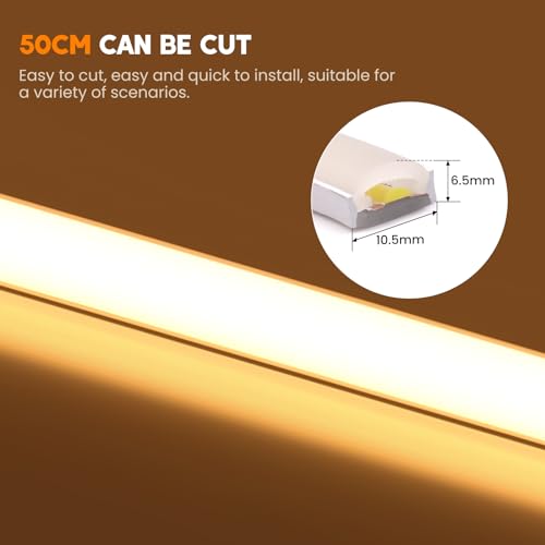 Banda LED Neon COB 6m XUNATA 230V IP65 288 LED/m