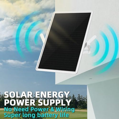 Amplificator WiFi exterior WLAN, repeater și booster solar pe baterie, extender semnal WiFi 2.4GHz până la 100m, 300Mbit/s, compatibil cu dispozitive 2.4GHz