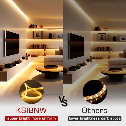 Banda LED neon exterior 20 m KSIBNW 220V, IP65, 320°, lumina naturala