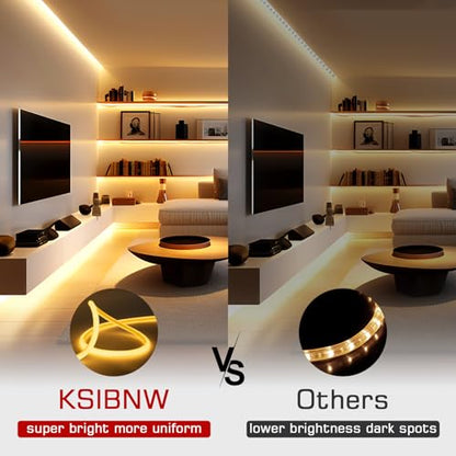 Banda LED neon exterior 20 m KSIBNW 220V, IP65, 320°, lumina naturala